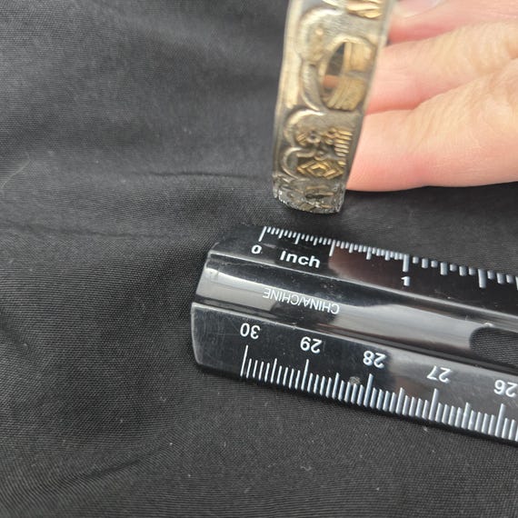NAVAJO TA BEGAY バングル 12KGF SILVER925 T. A. Begay Navajo Sterling Silver 1/20 12k Gold Filled