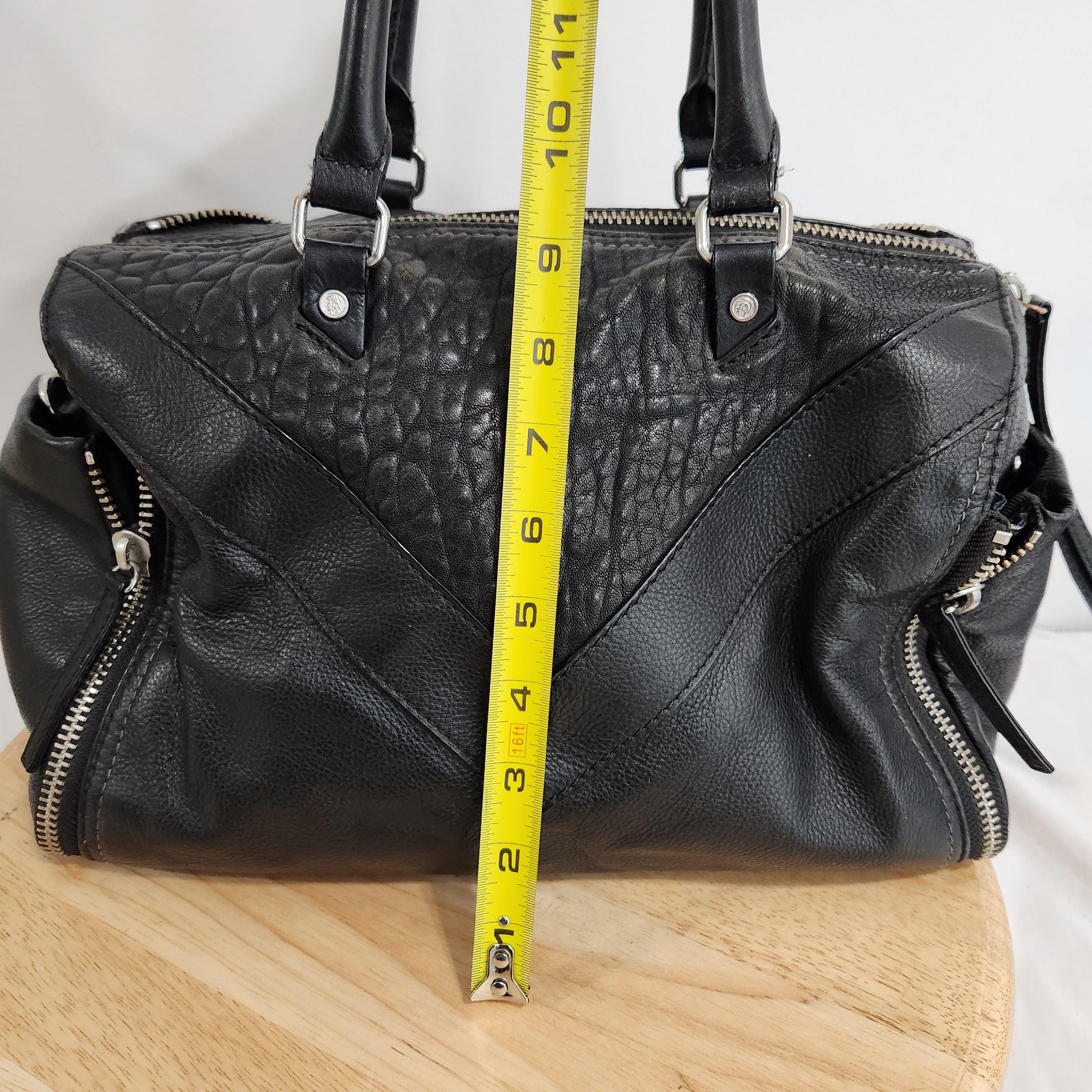 Diesel Black Pebbled Leather Boston Bag, Top Handle Zipper Detailing, 2000s, Y2K - Etsy Diesel Black Pebbled Leather Boston Bag, Top Handle Zipper Detailing, 2000s, Y2K - Etsy
