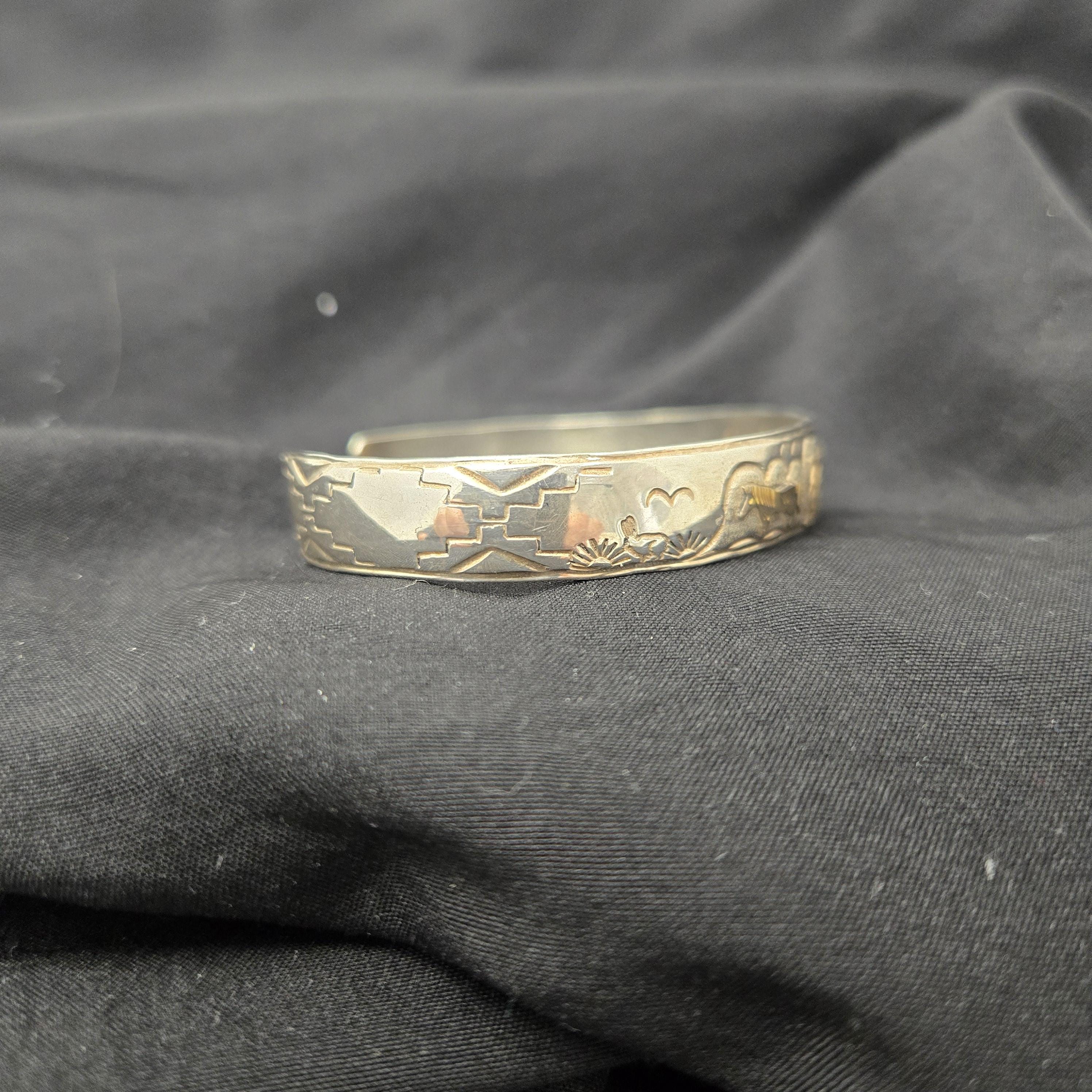 T. A. Begay Navajo Sterling Silver 1/20 12k Gold Filled