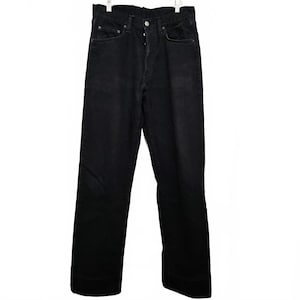 Replay Jeans Men&#39;s 33 Black Dark Denim Straight Leg Vintage