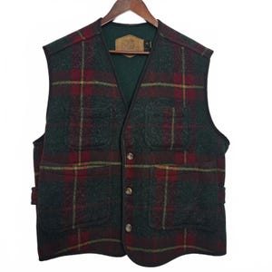 Woolrich Down Vest - Etsy