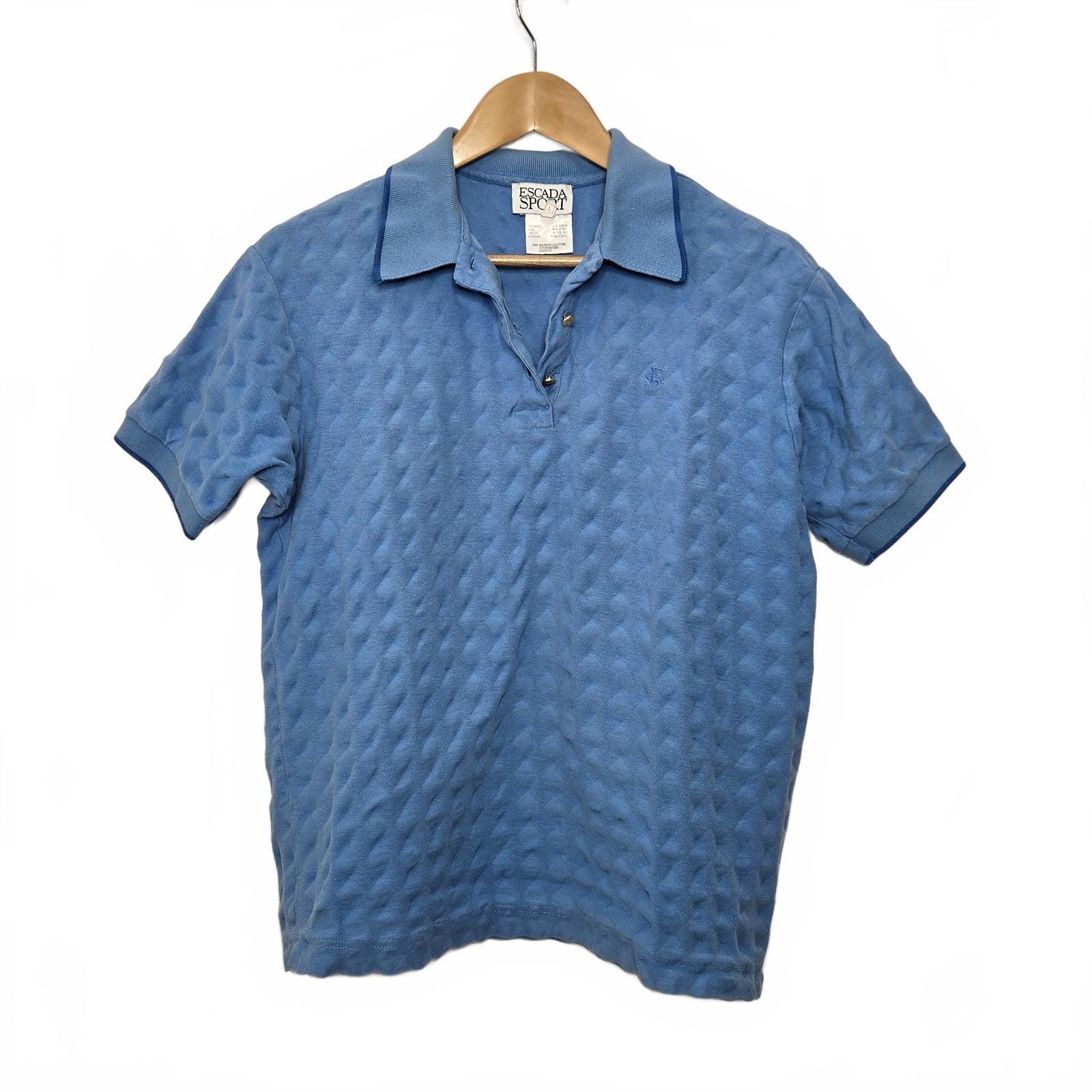 トップス vintage escada summer kint polo sullen Escada Polo Shirt - Etsy