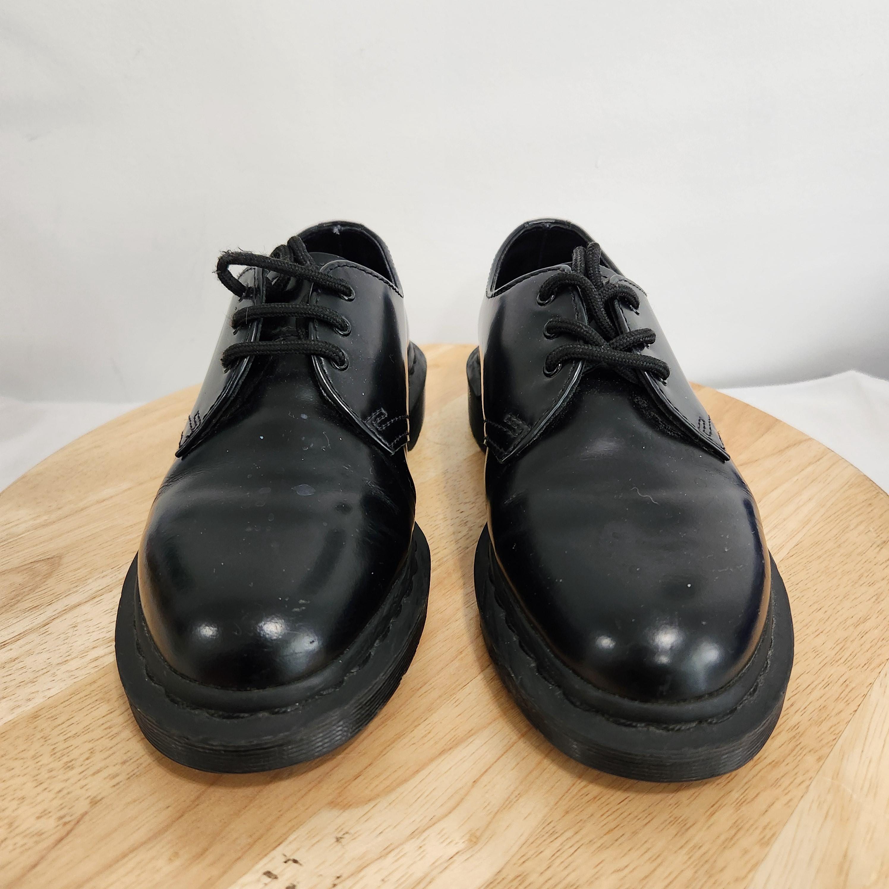 1461 Mono Smooth Leather Oxford Shoes in Black | Dr. Martens