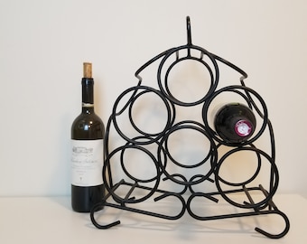 Vintage Iron bottle rackWine rack-1960s