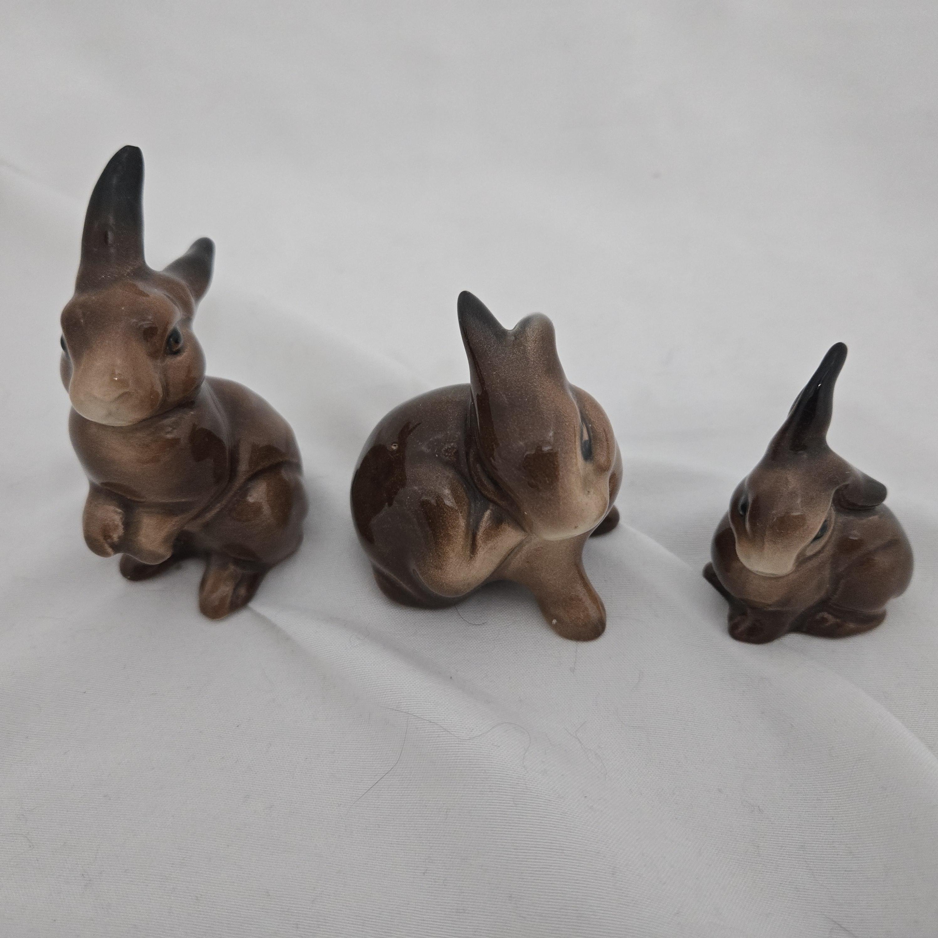 Beswick Rabbit 296 Beswick Bunny Rabbit Family Set of 3 - Etsy