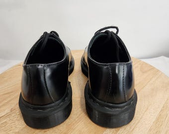 Dr Martens 1461 Mono Smooth Leather, Black Oxford Shoes, Size US 6 - Etsy