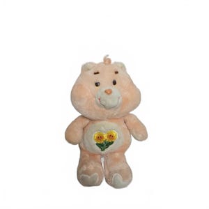 Vintage Care Bear Friend Bear Plush 1983 Kenner Plushie Stuffed Animal