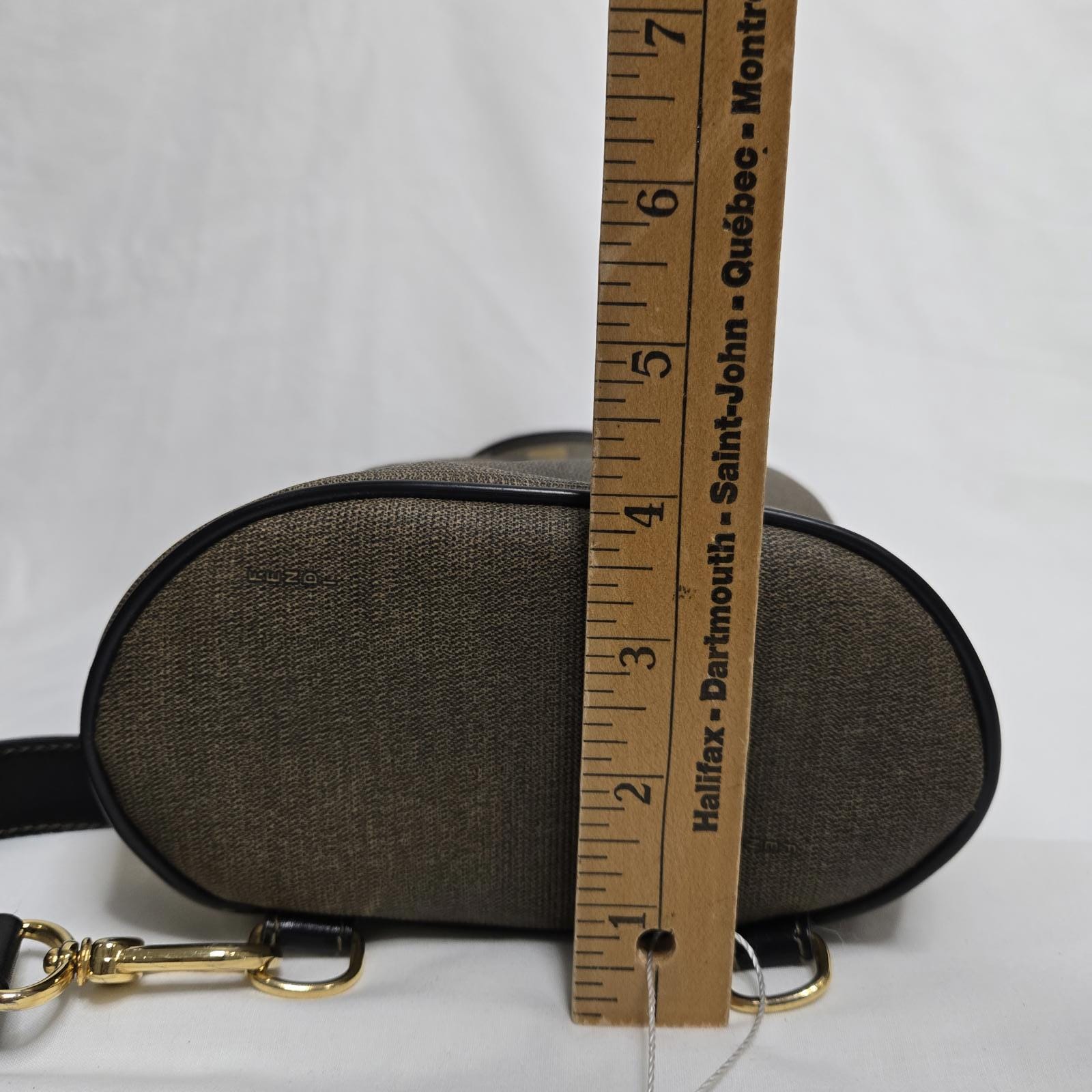 Vintage Fendi Pequin Stripe Mini Backpack Fendi Pequin Backpack Vintage - Brown Backpacks, Handbags  main image 3