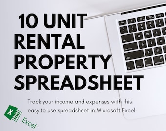 Unit For Rent Label Sample 20 Unit Rental Property Template Customizable Microsoft Excel Download ...