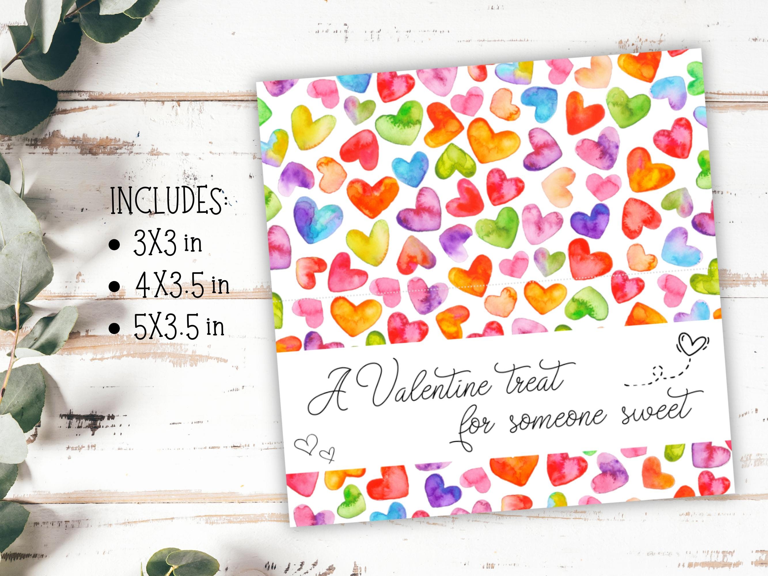 Valentine's Treat Bag Topper | Printable Cookie Candy Bag Topper School ...