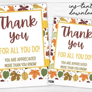 Thanksgiving-Geschenk-Leckerei-Anhänger | Danke Tag | Wertschätzung Tag Lehrer Mitarbeiter Mitarbeiter Kunde PTO Familie | Herbst Herbst Favor Tag | Candy Anhänger