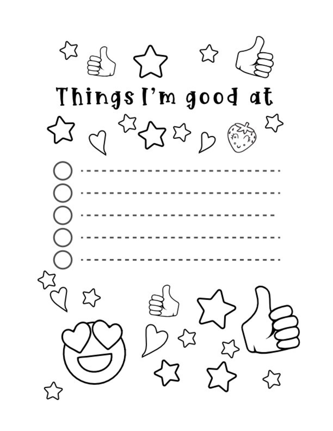 Gratitude Journal for Kids With Prompts Printable PDF Instant Download ...