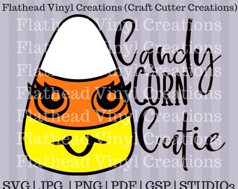 Candy Corn Cutie SVG Cut File - Etsy