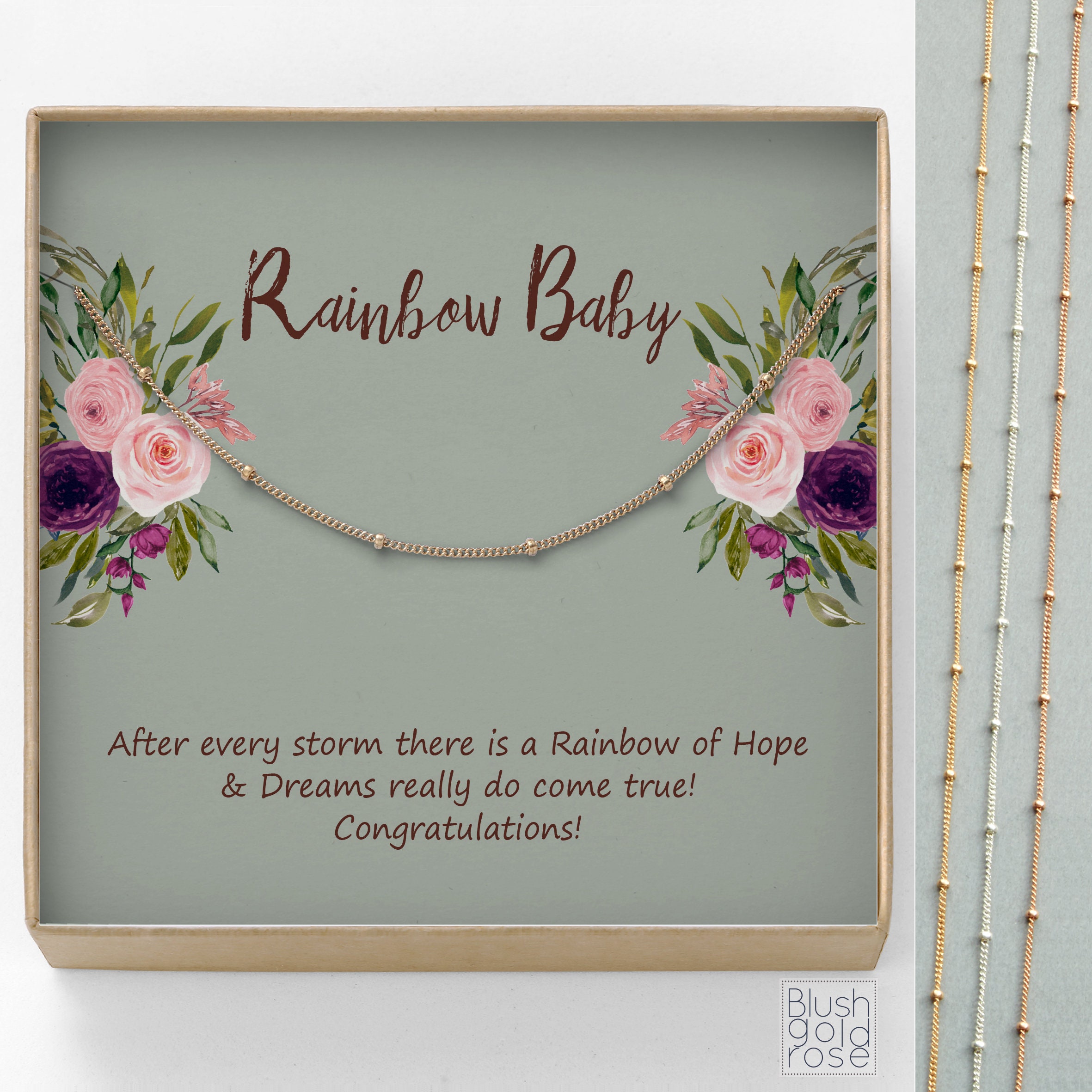 Rainbow baby gift for mom Pregnancy Gift Satellite Etsy