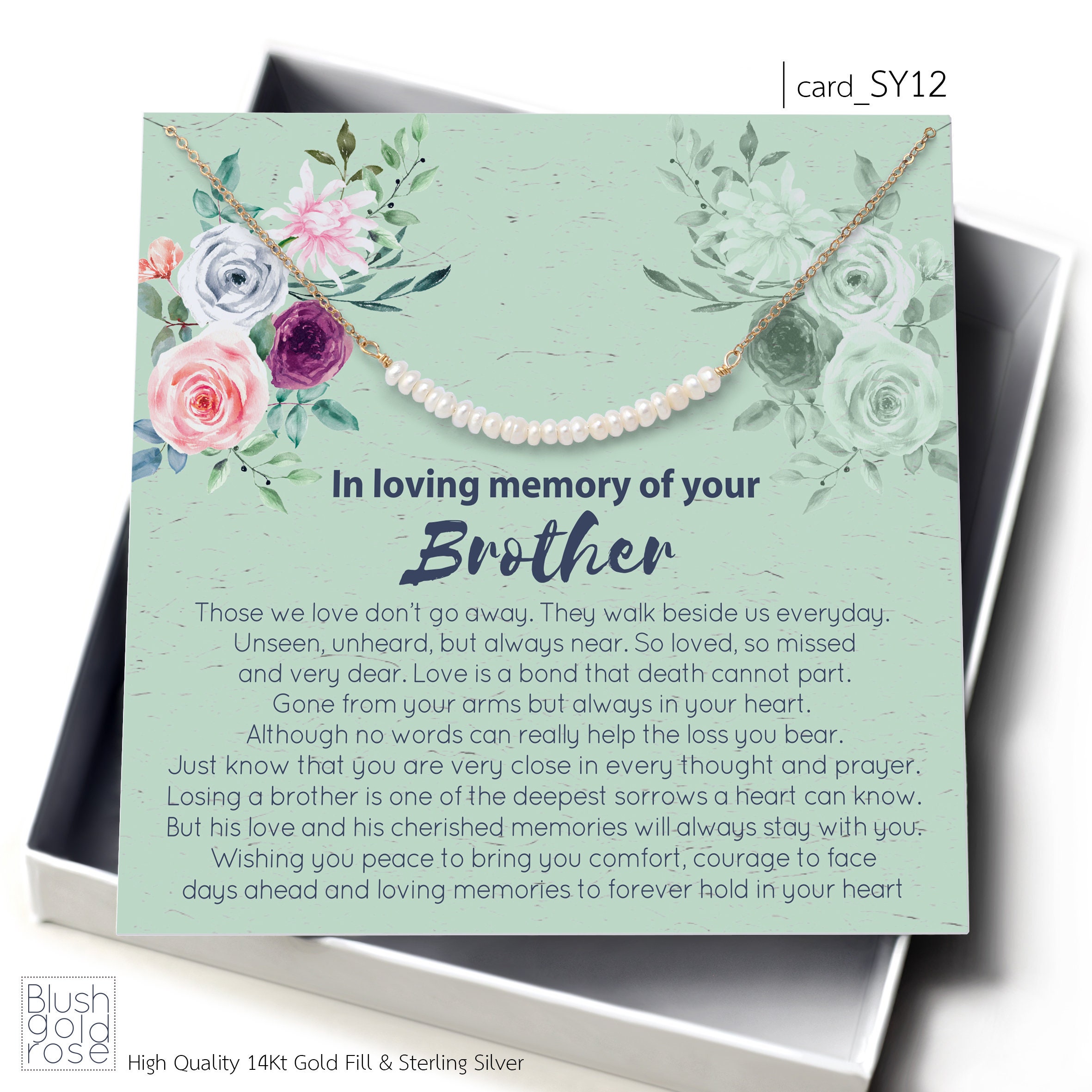 Sympathy gift Loss of Brother Sympathy Gift Loss of Brother Etsy