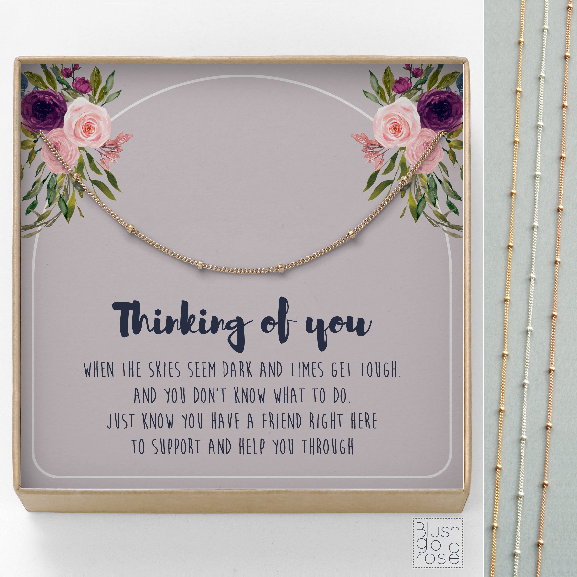 Friend Thinking of you gift Encouragement Gift for friends Etsy