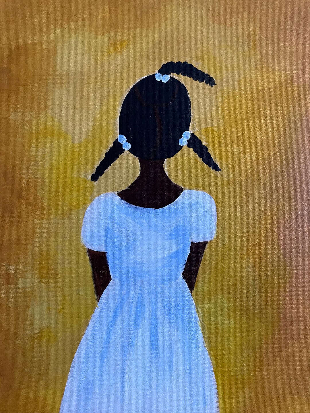 african-american-girl-hair-series-deborah-gullah-art-black-etsy