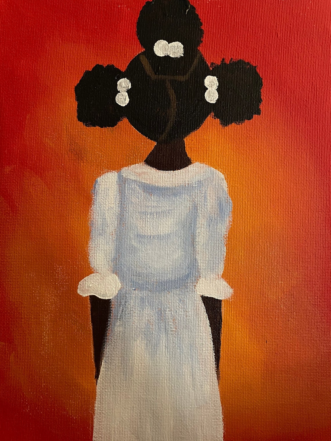 African American Girl Hair Series krista Gullah Art Black Etsy
