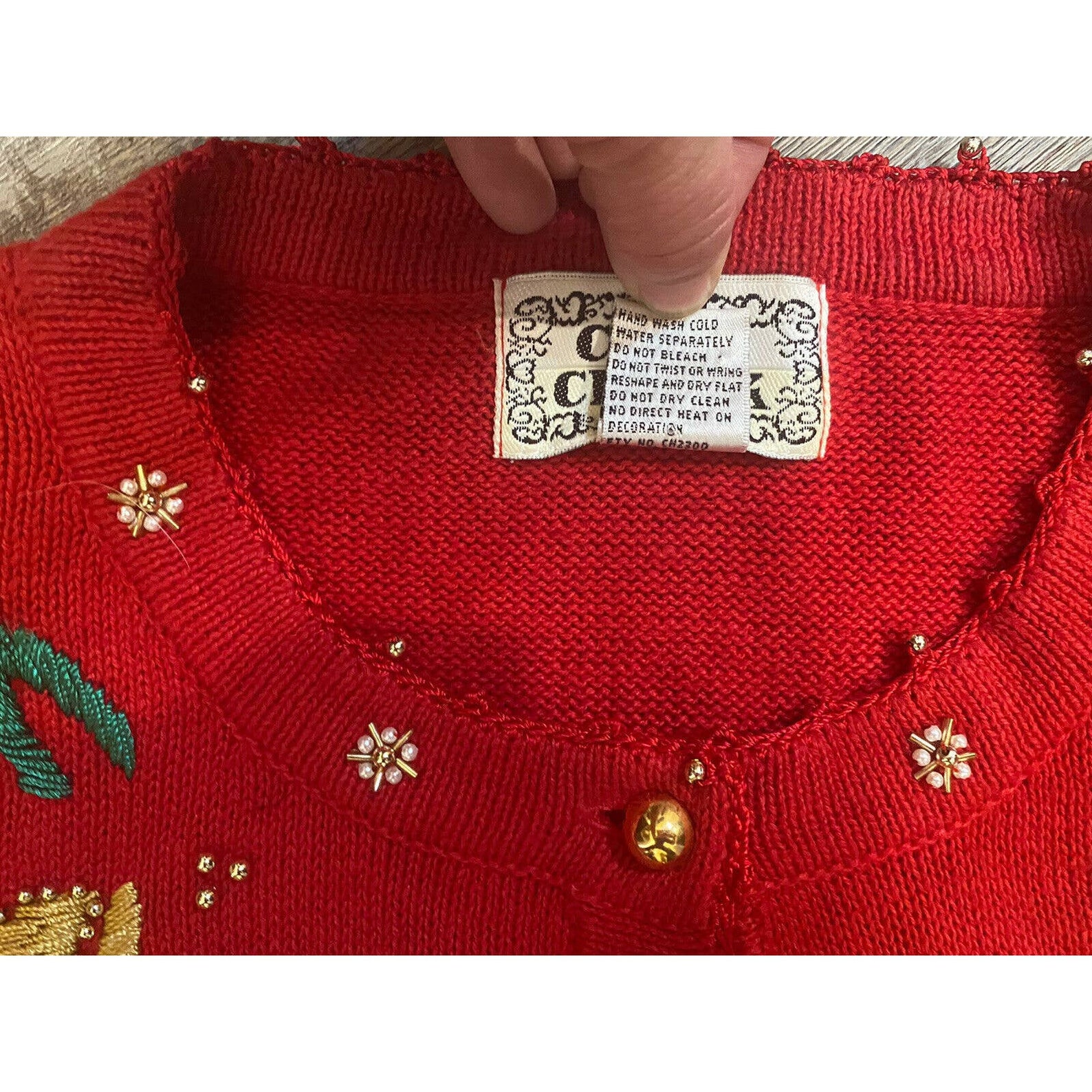 ugly sweater button up