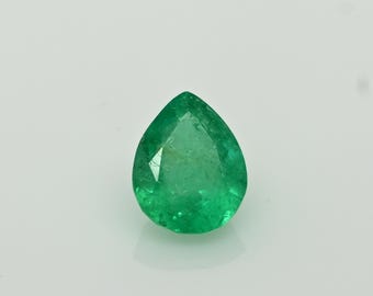 3.41 Ct Pear Cut Loose Emerald