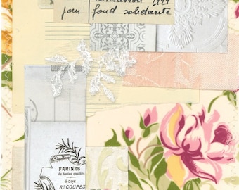 Collage pack 3, digital kit for junk journals