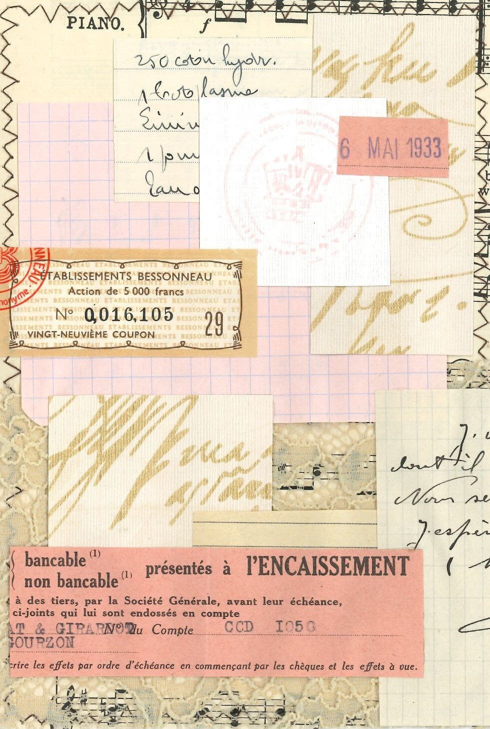 Collage pack 5, digital kit for junk journals