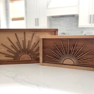 Boho Sun Burst, Sunshine 3D-houten bord, handgemaakte muurkunst zon, modern, woondecoratie voor woonkamer of boven bed, neutraal houtontwerp, neutraal