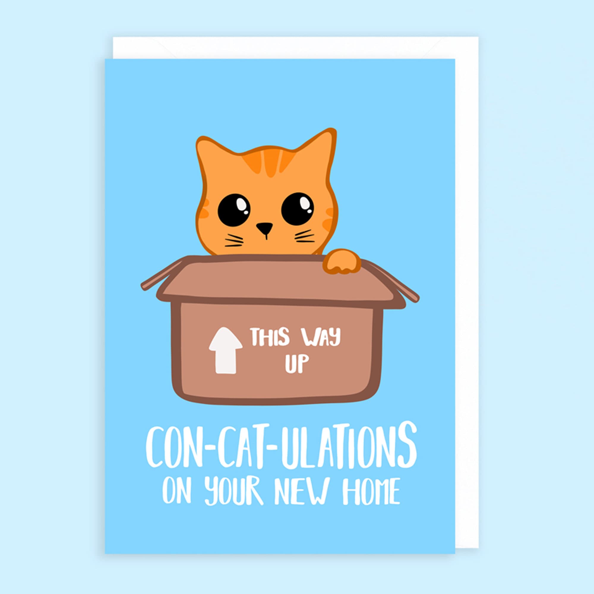 Funny Cat New Home Card Moving Card Cat Lover New Home Cat Etsy