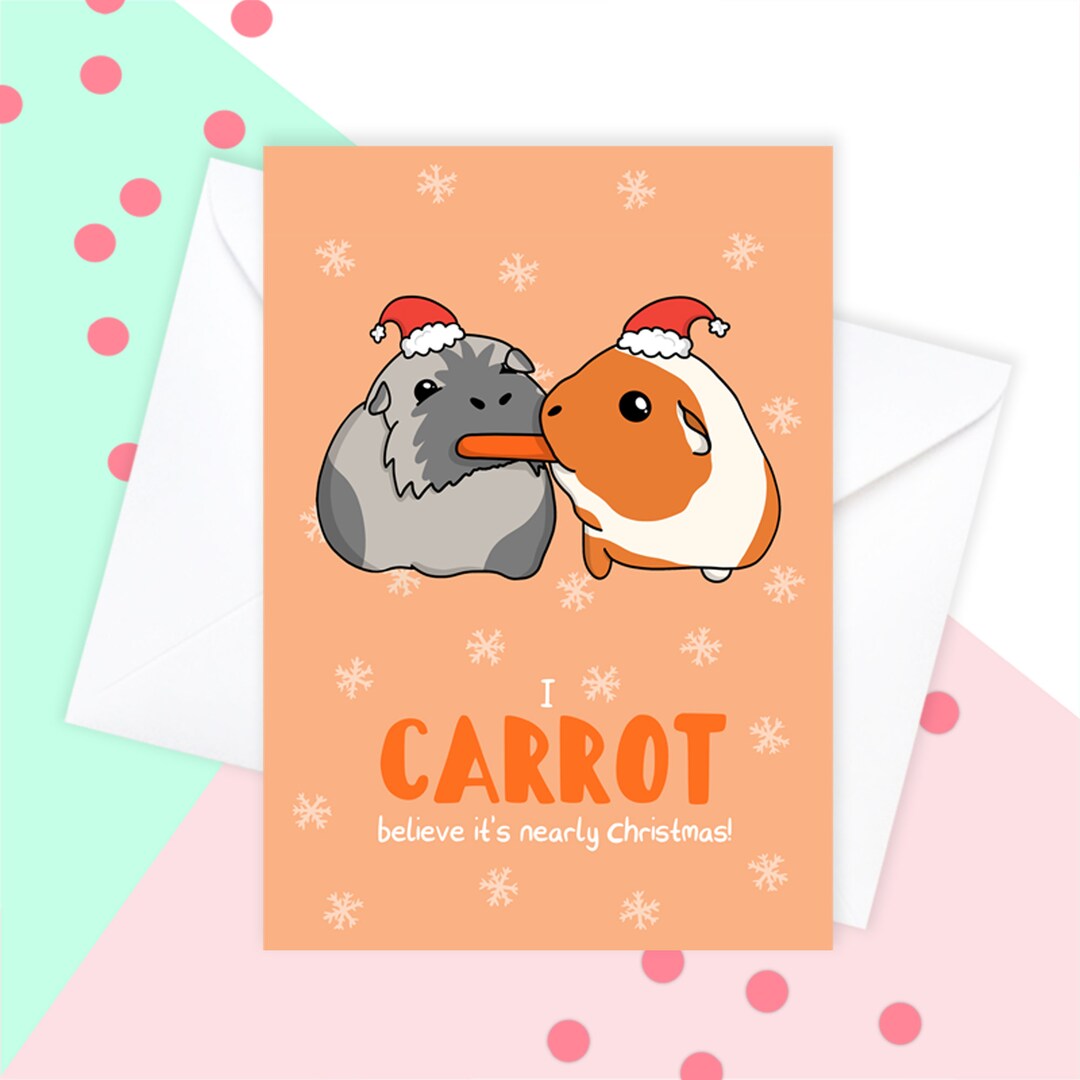 guinea-pig-christmas-card-funny-xmas-carrot-card-for-guinea-etsy