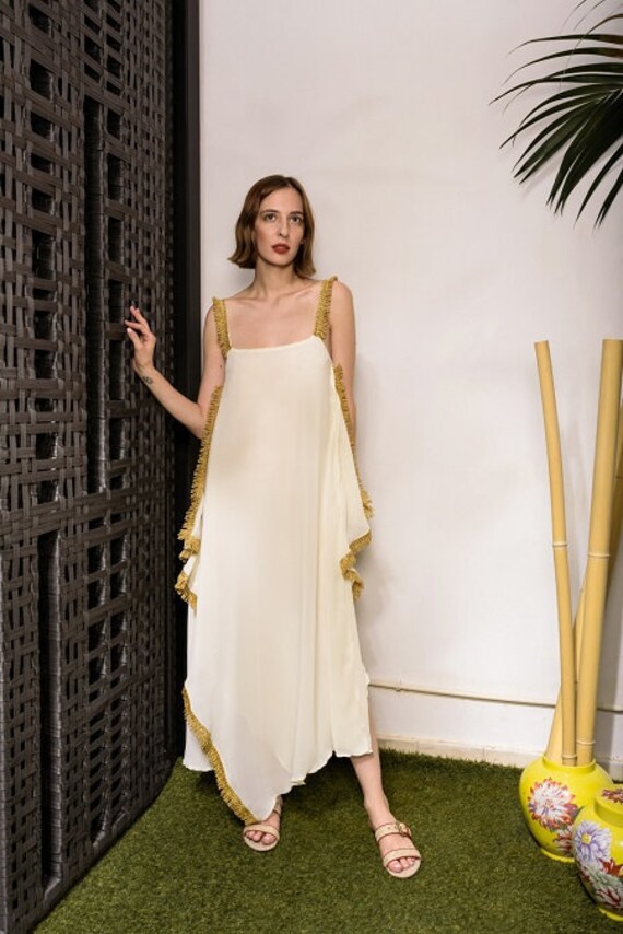 Handmade Ancient Greek Style Dresscaftan Dressevening Etsy