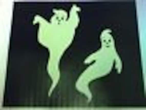 Halloween Decor Window Clings 4 sheets Glow in Dark Decal Decorations