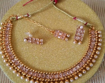 homemade kundan jewellery