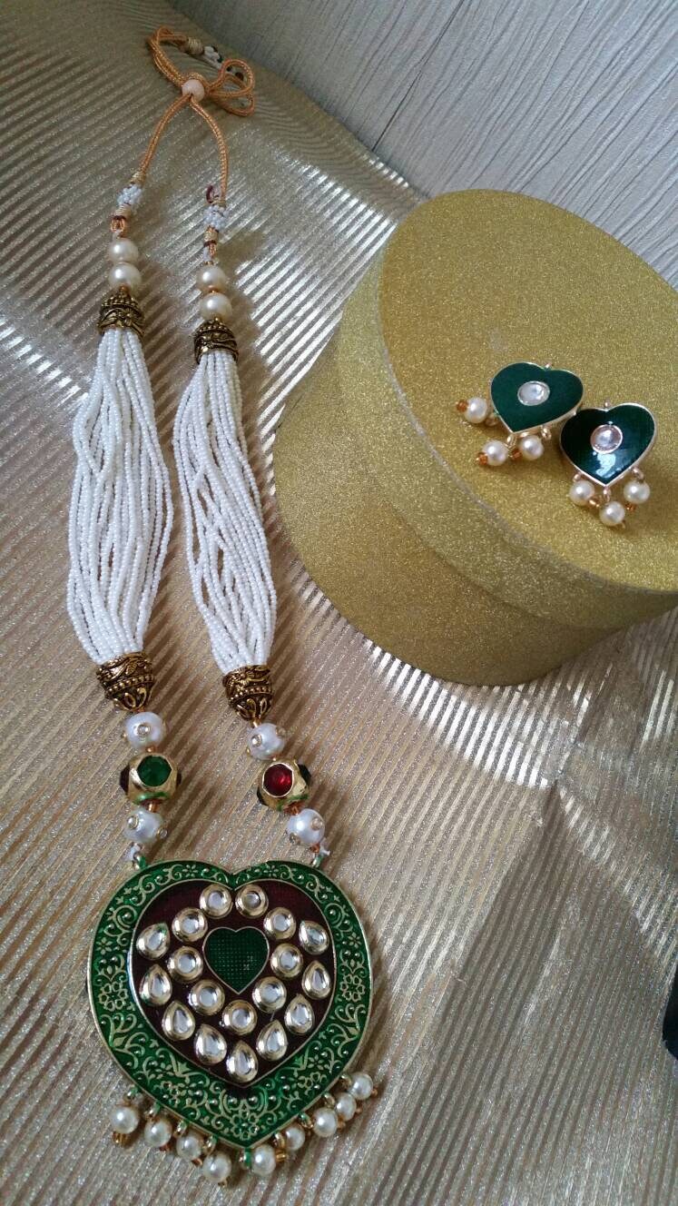 Kundan pendant for jewellery making deals