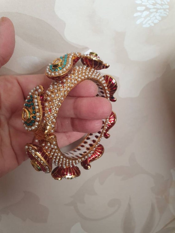 Shop Perfect Gold Plated Amritsari Jadau Jewelry & Set Online – Masayaa