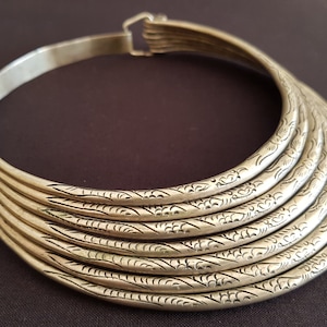 Handcrafted Chinese tribal Miao silver necklace with dragon and phoenix designs from Guizhou Province, SW China