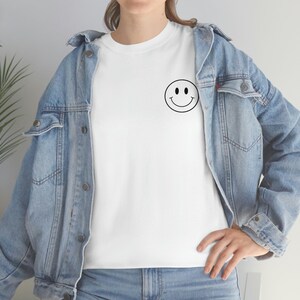Smile Tee, Happy T Shirt, Smile Face Shirt, Cute Smile Shirt, Positive Vibes Shirt, Good Mood shirt, Happy t shirt