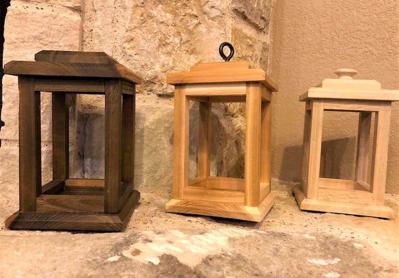 Rustic Wooden Laterns