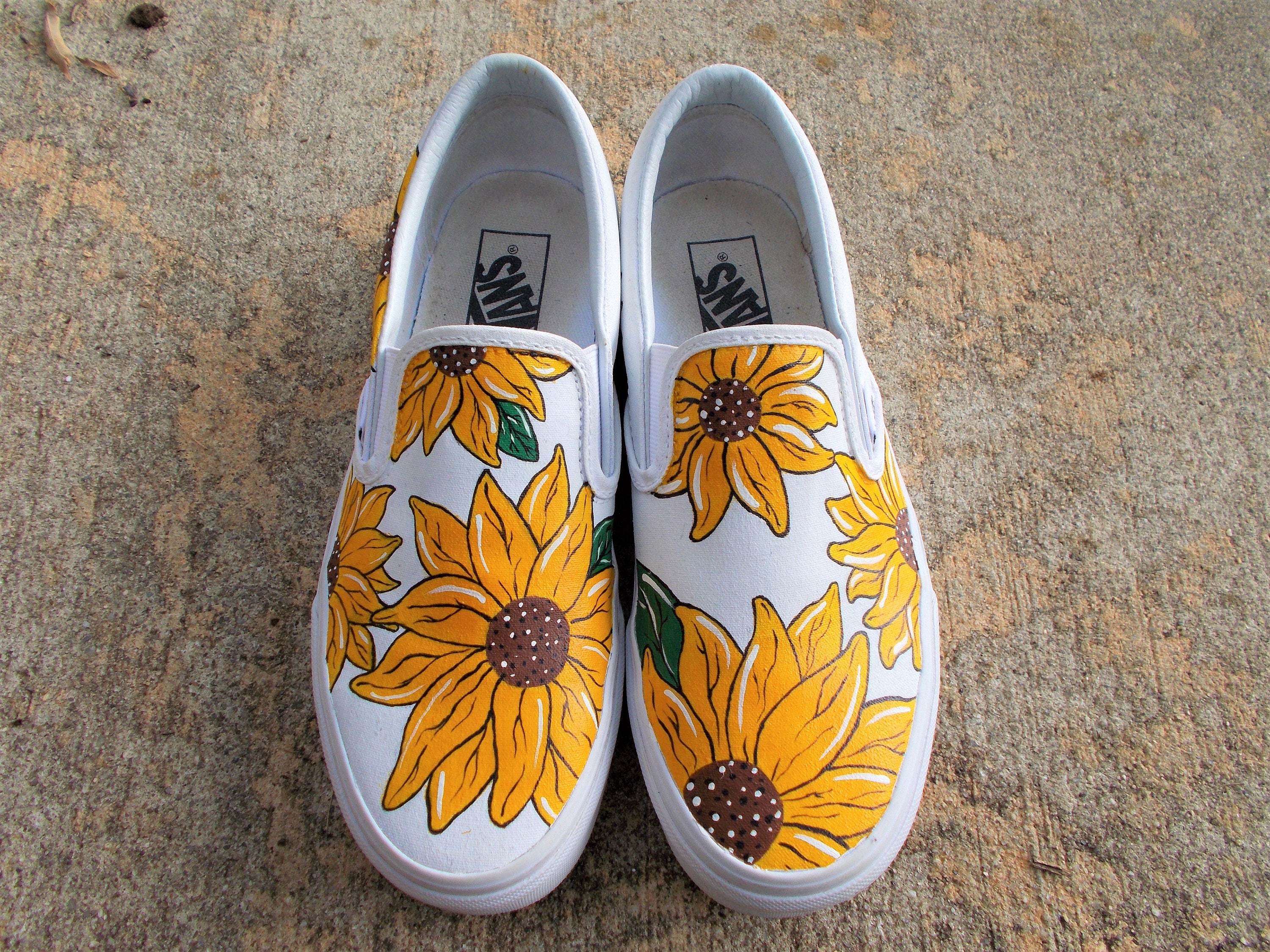 sunflower vans painted
