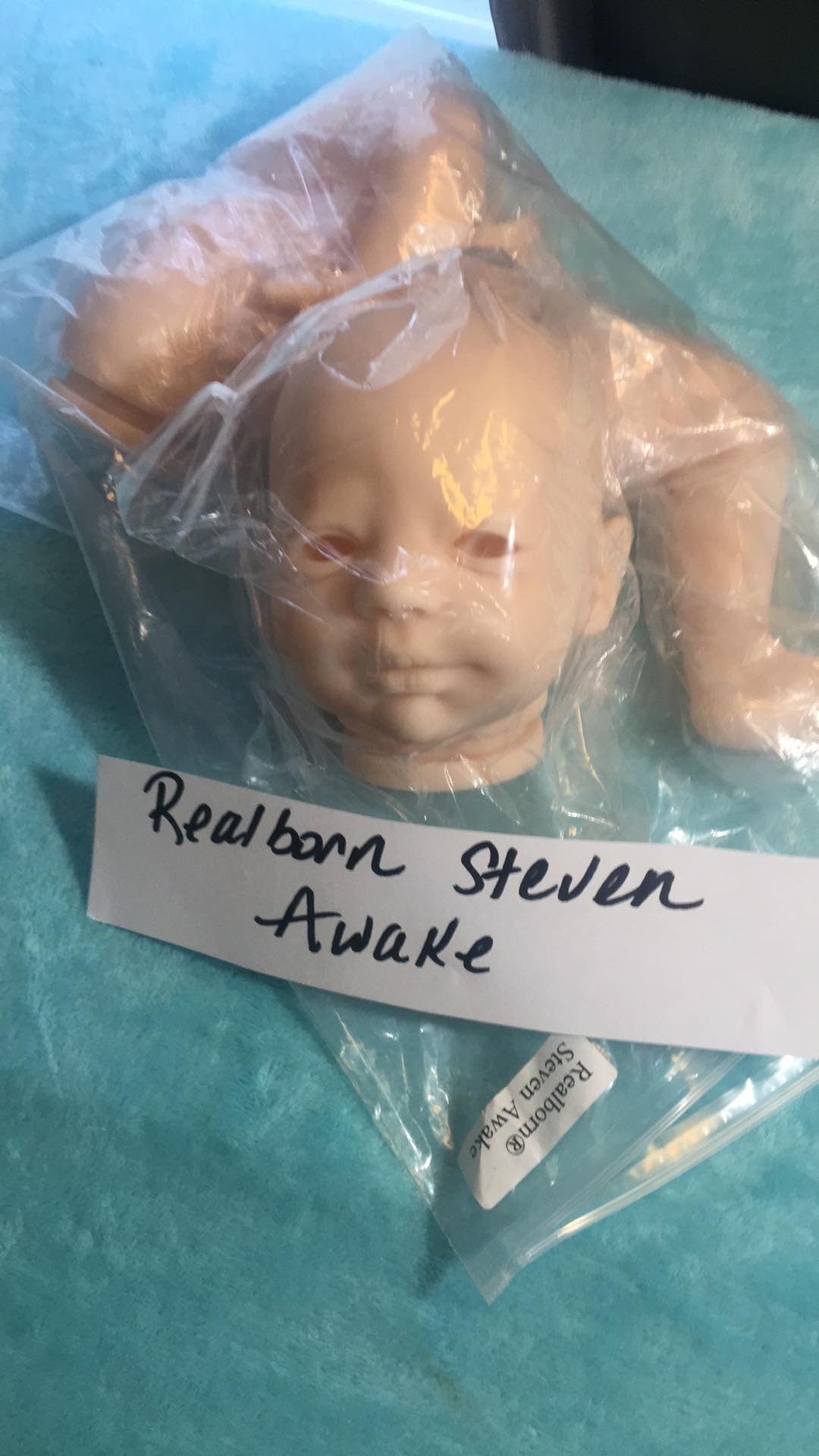 Realborn® SILICONE Steven Sleeping (18.5 Reborn Doll Kit)