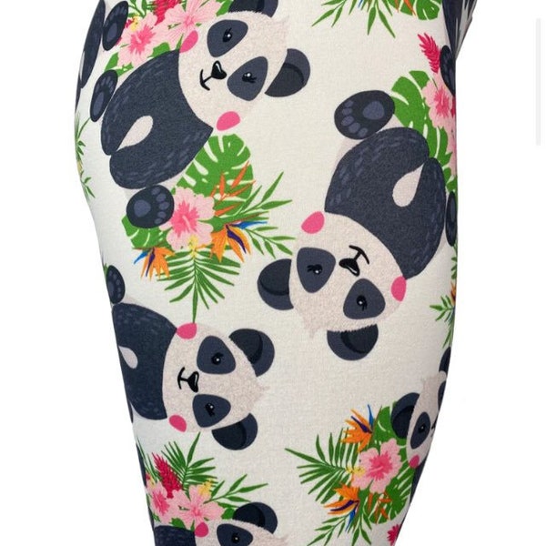 Super Buttery Soft Character leggings - Adorable Panda Bears