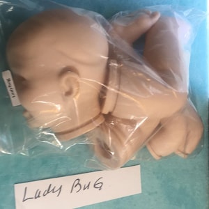 Ladybug 9 Months Old ~ 26&quot; Original Reborn DOLL KIT ~ UNPAINTED