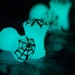 PAIR | Spider Web | Halloween | Acrylic Plugs | Glow in the Dark Plugs | 0G | 00G | 7/16" | 1/2" | 9/16" | 5/8" | 3/4" | 7/8" | 1"