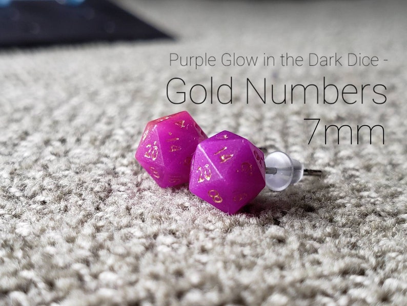 PAIR Custom D20 Earrings Dungeons and Dragons Dice Etsy
