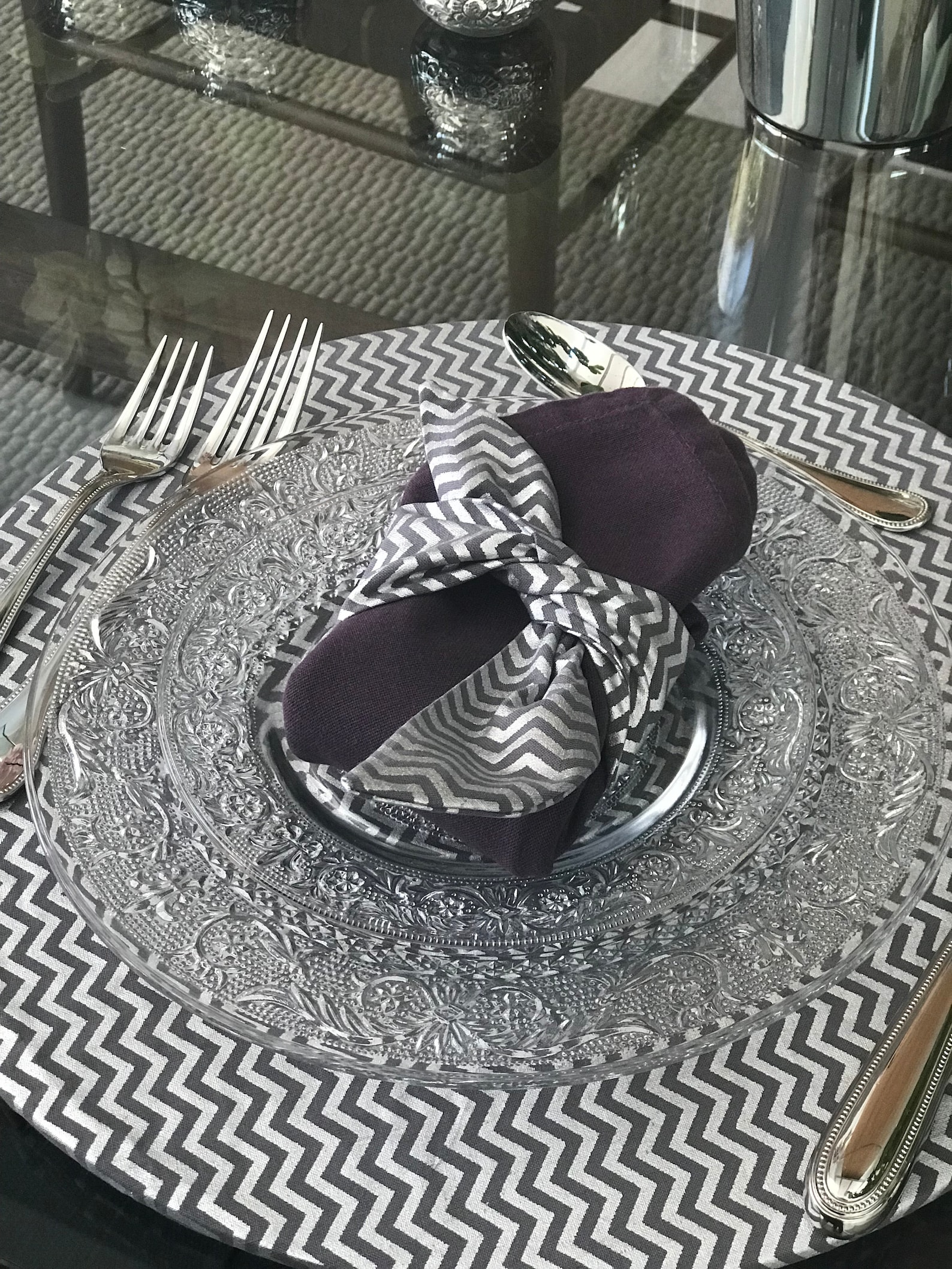 Round Chargers Placemat Charger Table Decor Fabric Etsy