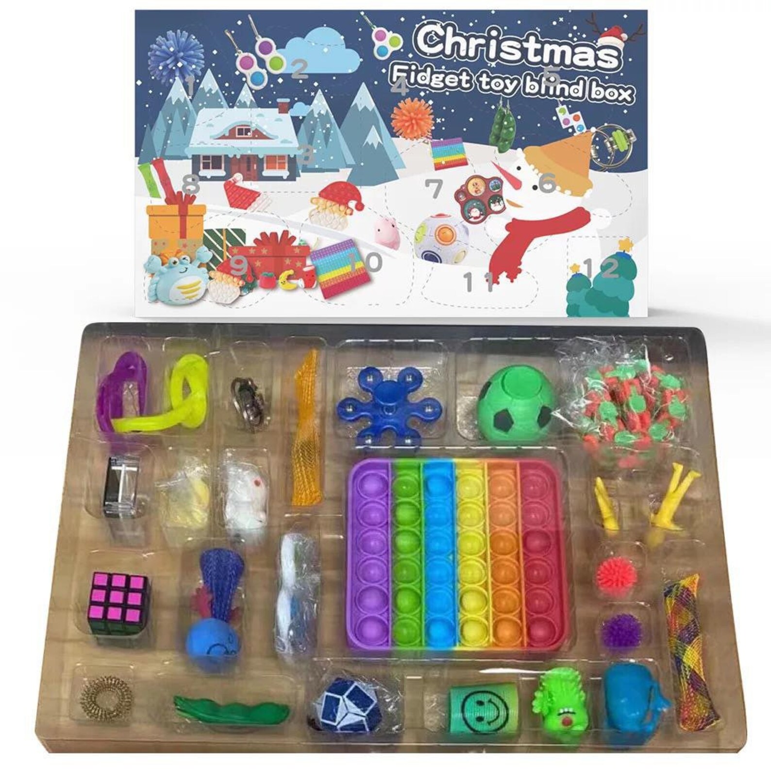 Fidget toy advent calendar etsy