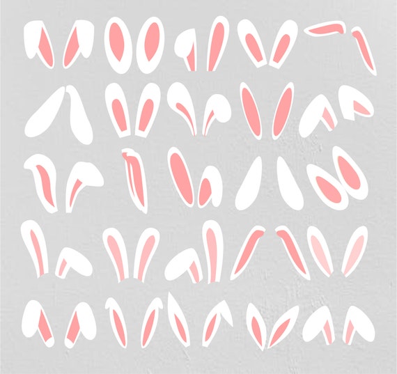 Download 25 X Bunny Ears Svg Bundle Easter Bunny Svg Bunny Ears Svg Etsy