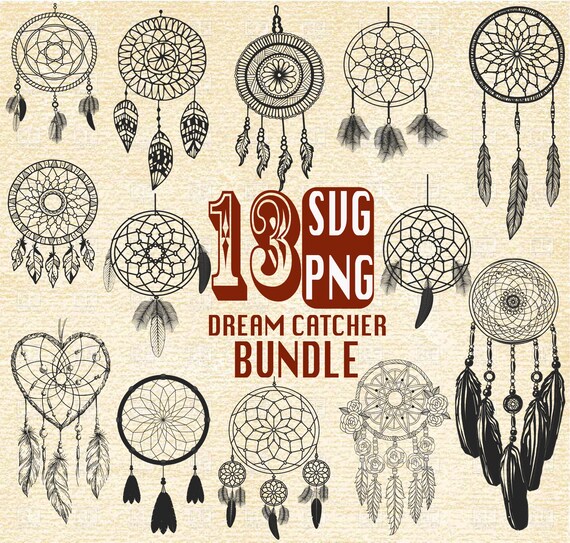 13 X Dream Catcher Svg Dream Catcher Clipart Boho Clip Art Etsy