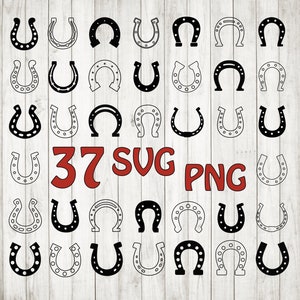 37 x Horseshoe svg, horseshoe clipart, horseshoe cut file, horseshoe silhouette, cowboy svg, western svg,decal,vinyl,stencil,cowboy cut file