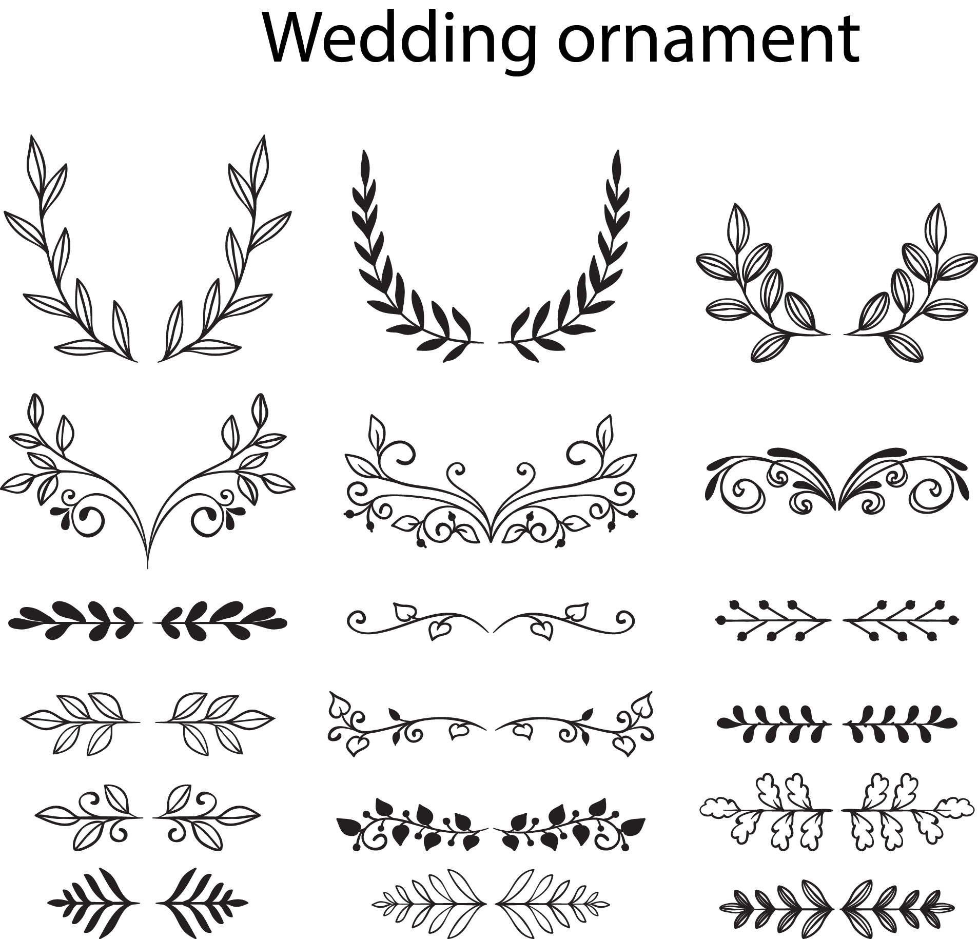 Wedding ornaments 2024