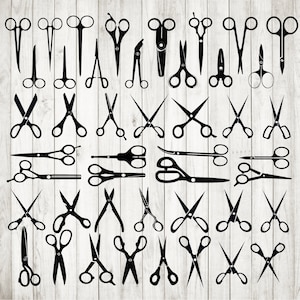 45 x Scissors SVG Bundle, scissors clipart, scissors cut file, scissors svg,scissors for cricut, scissors silhouettes,barber scissors cricut